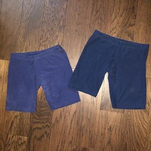 Cotton Blend Navy Biker Shorts Bundle